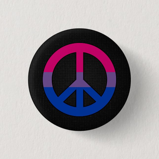 Schaltfläche "Bisexuelle Flagge" Button (Vorderseite)