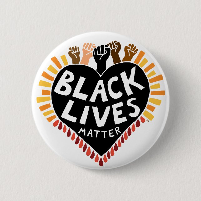 Schaltfläche "Black Lives Materie" Button (Vorderseite)