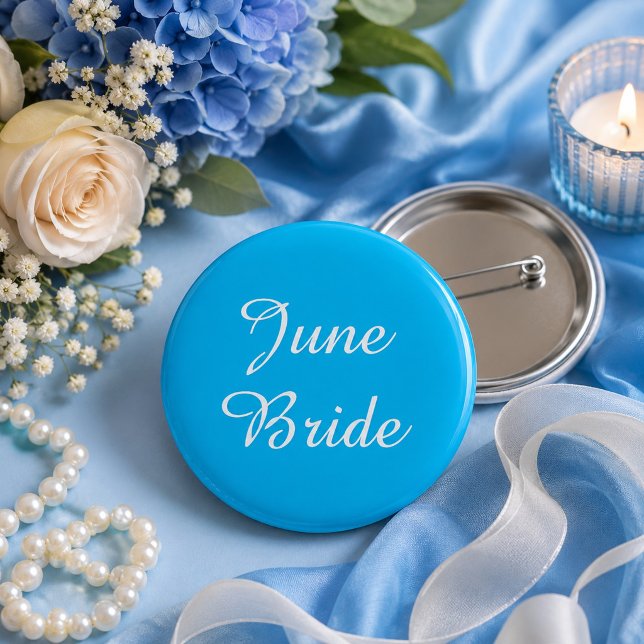 Schaltfläche Blau und Weiße Juni-Brille Button (Von Creator hochgeladen)