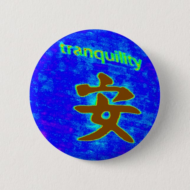 Schaltfläche "Blaue Ruhe" Button (Vorderseite)