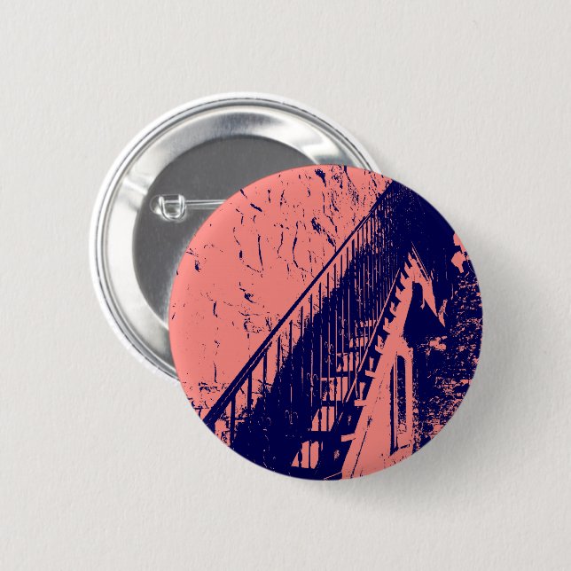 Schaltfläche "Blaue Ställe für benutzerdefinierte  Button (Vorne & Hinten)