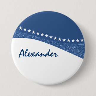 Schaltfläche "Blue Dazzling Star Curves" Button