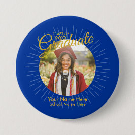 Schaltfläche "Blue & Gold Star Graduate" Button