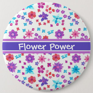 Schaltfläche "Blume im Hintergrund" für den Power Button