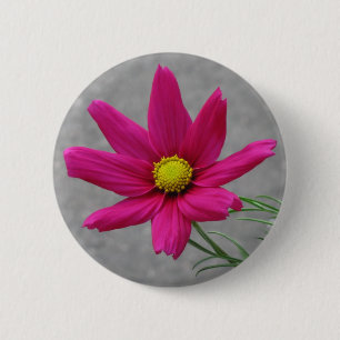 Schaltfläche Blume Rosa Button