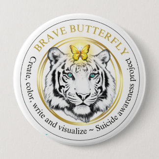 Schaltfläche "Brave Butterfly Project Suicide Awar Button