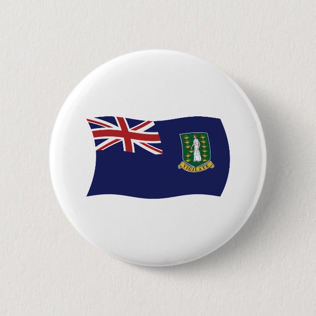 Schaltfläche "Britische Jungfrauen" Button (Vorderseite)