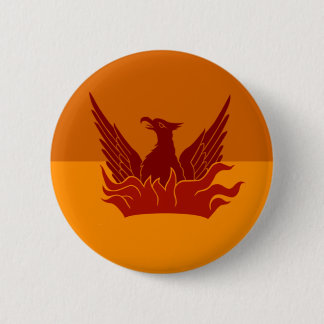 Schaltfläche "Burnt Orange San Francisco Fog & Gol Button