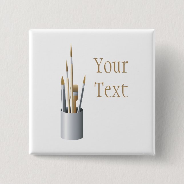 Schaltfläche "Button-Rückseite für Künstler" Button (Vorderseite)