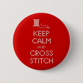 Schaltfläche "Calm Cross Stitch behalten" Button