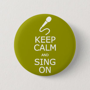 Schaltfläche "Calm & Sing On custom color" behalte Button