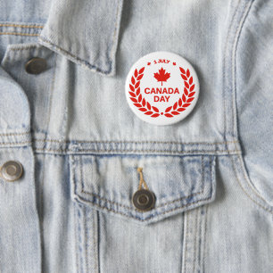 Schaltfläche "Canada Day Wreath" Button