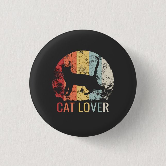 Schaltfläche Cat Lover Button (Vorderseite)