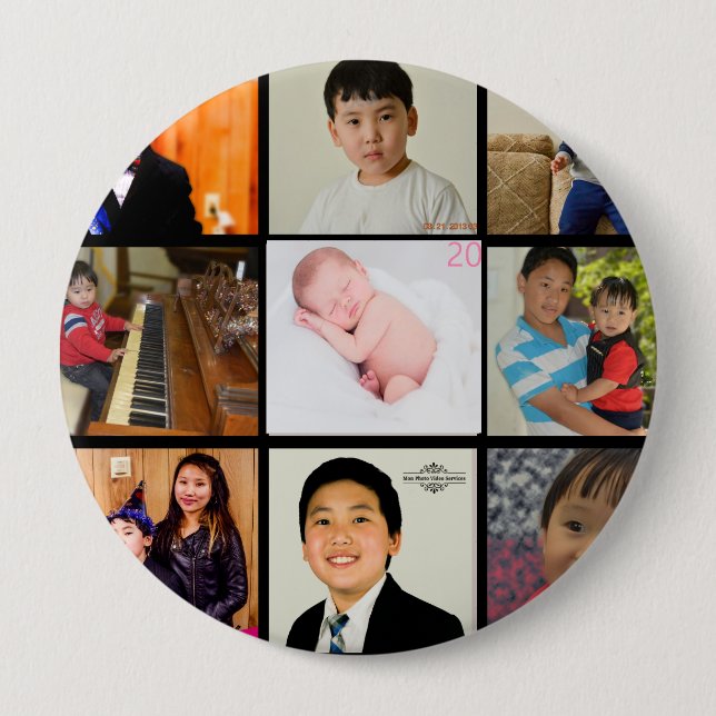 Schaltfläche "Collage" Button (Vorderseite)