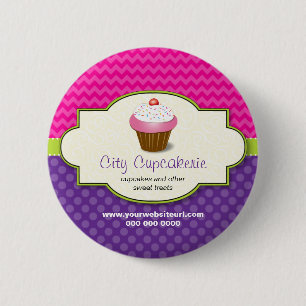 Schaltfläche "Cupcake Shop-Werbeaktion" Button