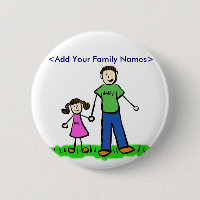 Schaltfläche "Dady and Daughter Family Personalisi
