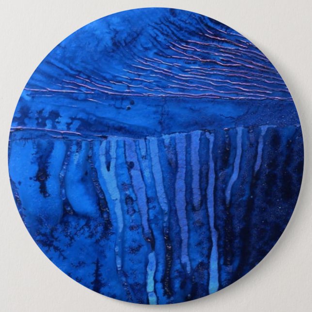 Schaltfläche "Deep Water 2" für Abstrakte Kunst Button (Vorderseite)