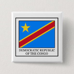 Schaltfläche Demokratische Republik Kongo Button