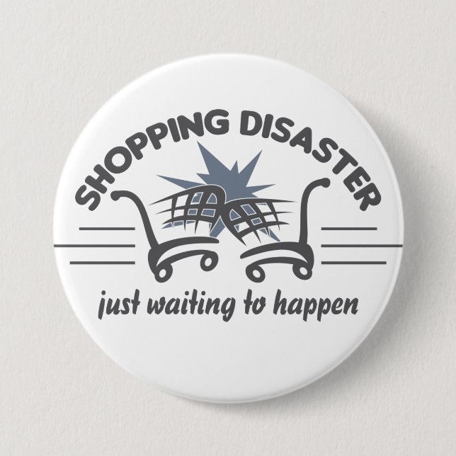Schaltfläche Desaster einkaufen Button (Vorderseite)