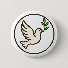 Schaltfläche "Dove Line-Art" Button