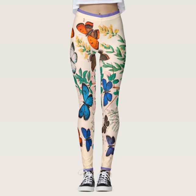 SCHALTFLÄCHE DRUCKTE Leggings (Vorderseite)