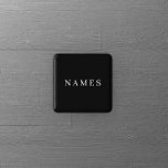 Schaltfläche "Einfache schwarze Benutzerdefiniert  Button<br><div class="desc">Einfache schwarze Benutzerdefiniert Fügen Sie Ihren Namen Elegant Design für jedermann.</div>