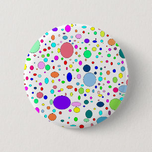 Schaltfläche Farbige Blasen Button