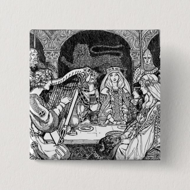 Schaltfläche "Fashion Middle Ages" Button (Vorderseite)
