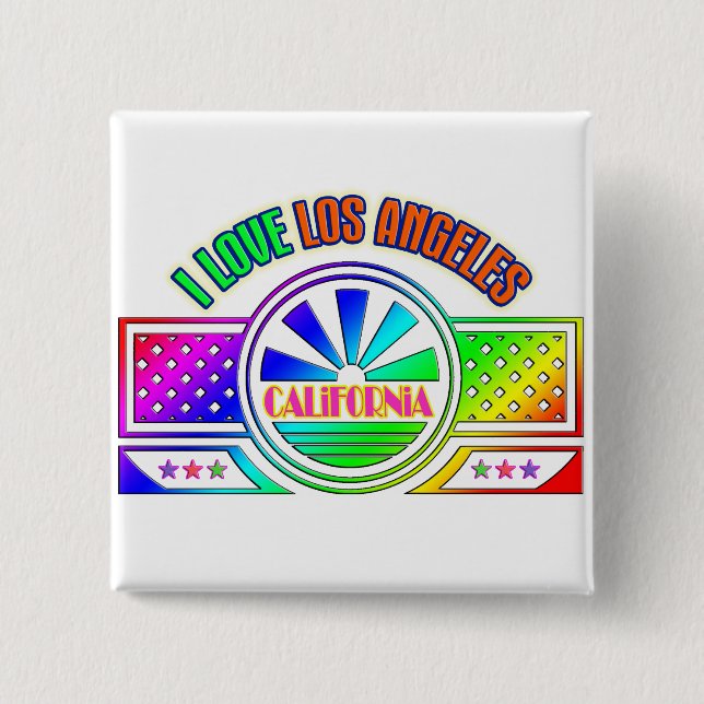 Schaltfläche "Fest Los Angeles" Button (Vorderseite)