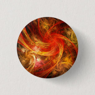 Schaltfläche "Firestorm Nova Abstrakte Kunst" (run Button