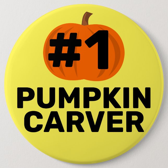Schaltfläche "First Place Pumpkin Carver" Button (Vorderseite)
