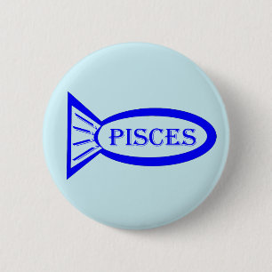 Schaltfläche "Fische mit Sternzeichen" Button