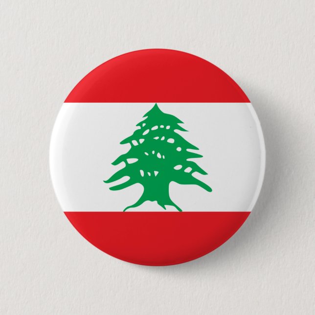 Schaltfläche "Flag Libanon" Button (Vorderseite)