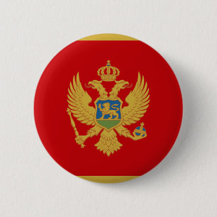 Schaltfläche "Flag Montenegro" Button
