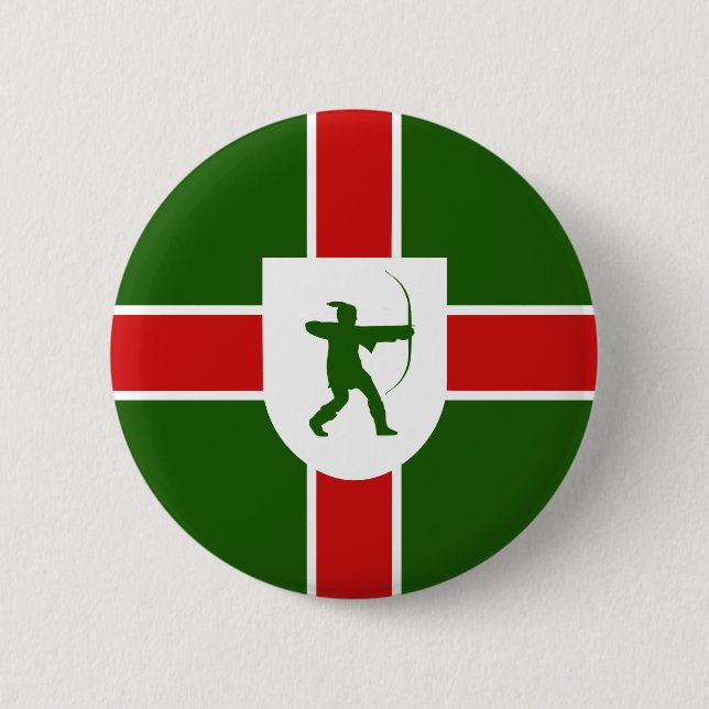 Schaltfläche "Flag Nottinghamshire" Button (Vorderseite)