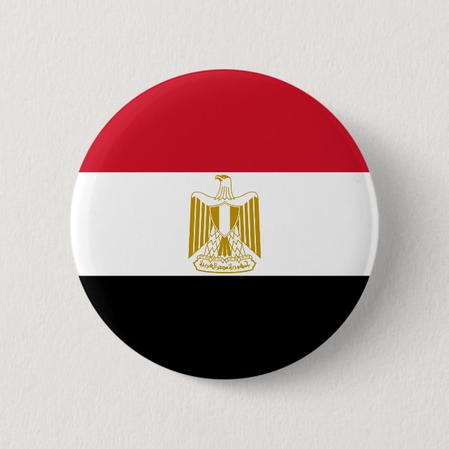 Schaltfläche "Flagge" in Ägypten Button (Vorderseite)
