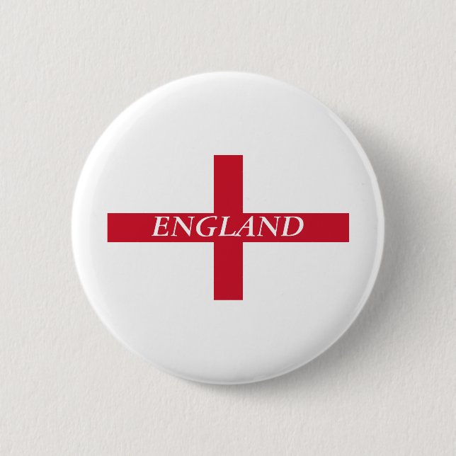 Schaltfläche "Flagge" in England Button (Vorderseite)