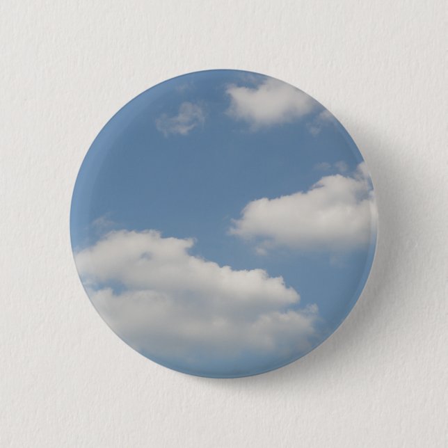 Schaltfläche "Fluffy White Cumulus Clouds" Button (Vorderseite)