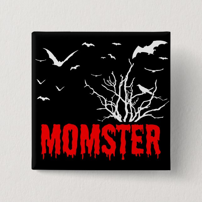 Schaltfläche "Flying Bats" für Momster Red Driving Button (Vorderseite)
