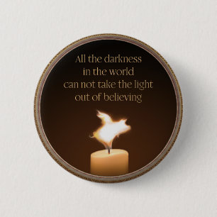 Schaltfläche "Flying Pig Candle Flame" Button