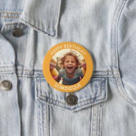 Schaltfläche "Foto und Name Geburtstag" anpassen Button