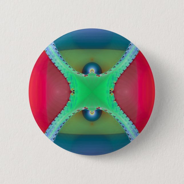 Schaltfläche Fraktal Button (Vorderseite)