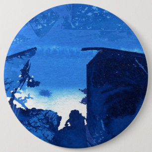 Schaltfläche "Frozen Ridge #3" für Abstrakte Kunst Button
