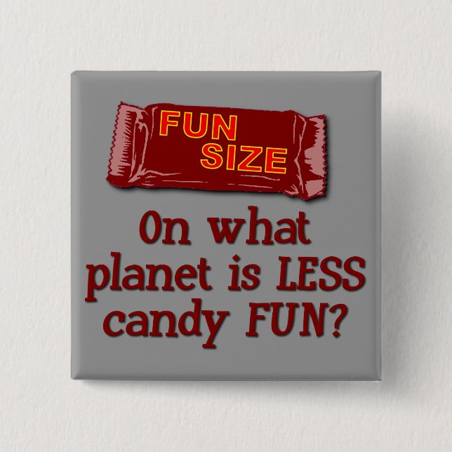Schaltfläche "Fun Size" Button (Vorderseite)
