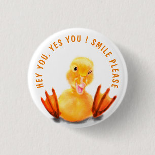 Schaltfläche "Funny Duck" - Benutzerdefinierter Te Button