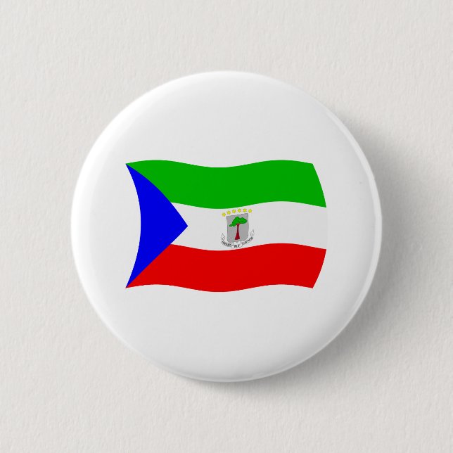 Schaltfläche für äquatoriale Guinea Button (Vorderseite)