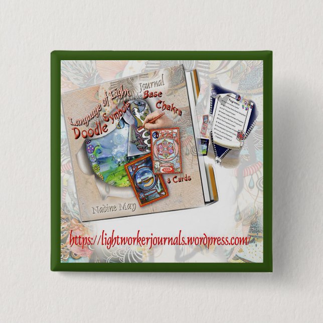 Schaltfläche für Basischakra Button (Vorderseite)