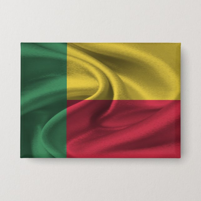 Schaltfläche für Benin-Flag Button (Vorderseite)