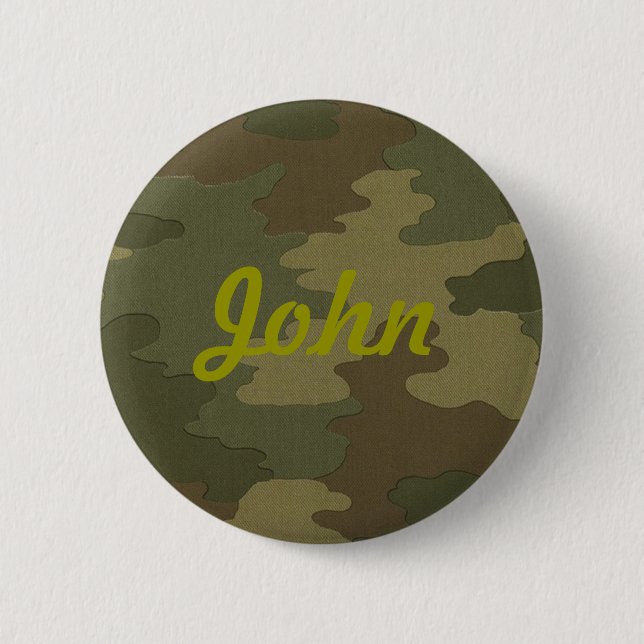 Schaltfläche für benutzerdefinierte dunkle Camoufl Button (Vorderseite)
