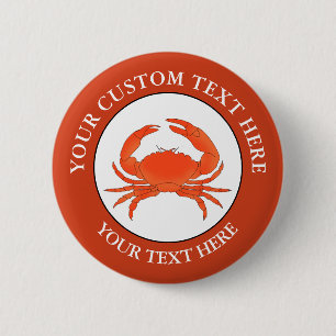 Schaltfläche für benutzerdefinierte Text-Logo-Symb Button